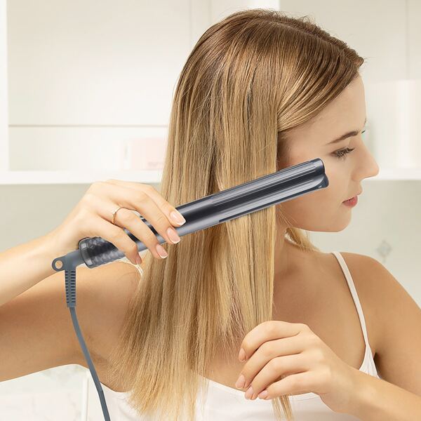 

1pc Hair Straightener & 1pc Universal Converter, Black
