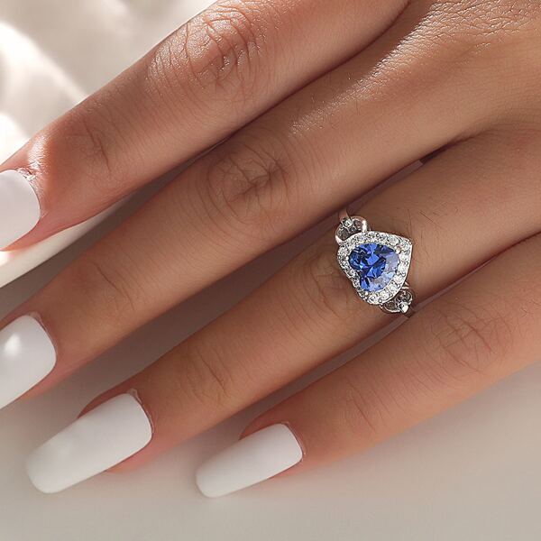 

Zircon Decor Ring, Silver