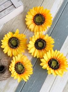 5 cái đầu hướng dương nhân tạo - Nhiều màu - Xem 3
