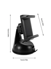 360 Degree Car Suction Cup Mobile Phone Holder - Black - View 5