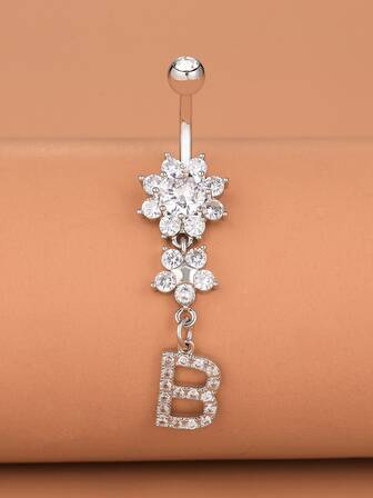 ممتاز ثقب بديكور حجر الراين خاتم بطن نحاس القوس القزحي مغناطيسي الحجاب الحاجز مجوهرات مثقوبة