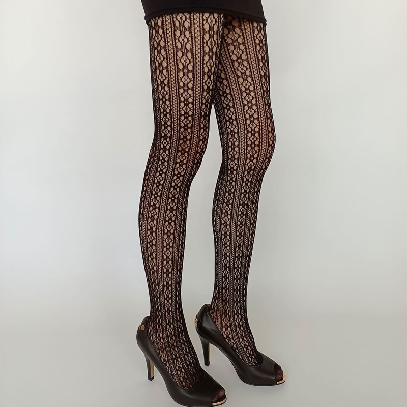

Solid Fishnet Tights, Black