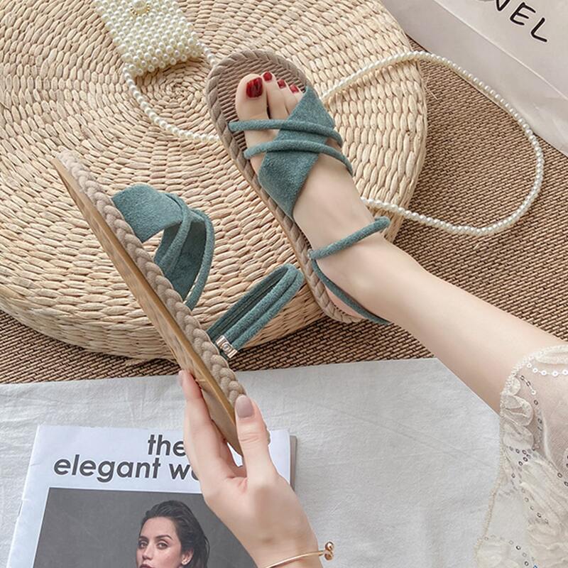 

Minimalist Slide Sandals, Green