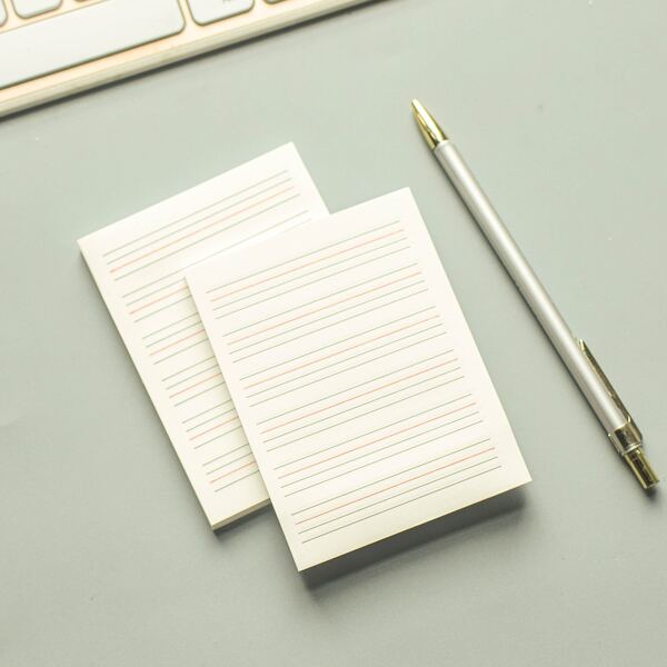 

1pc English Word Sticky Note, Multicolor