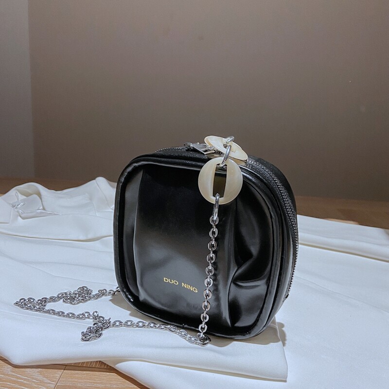 

1pc Minimalist Crossbody Bag, Black
