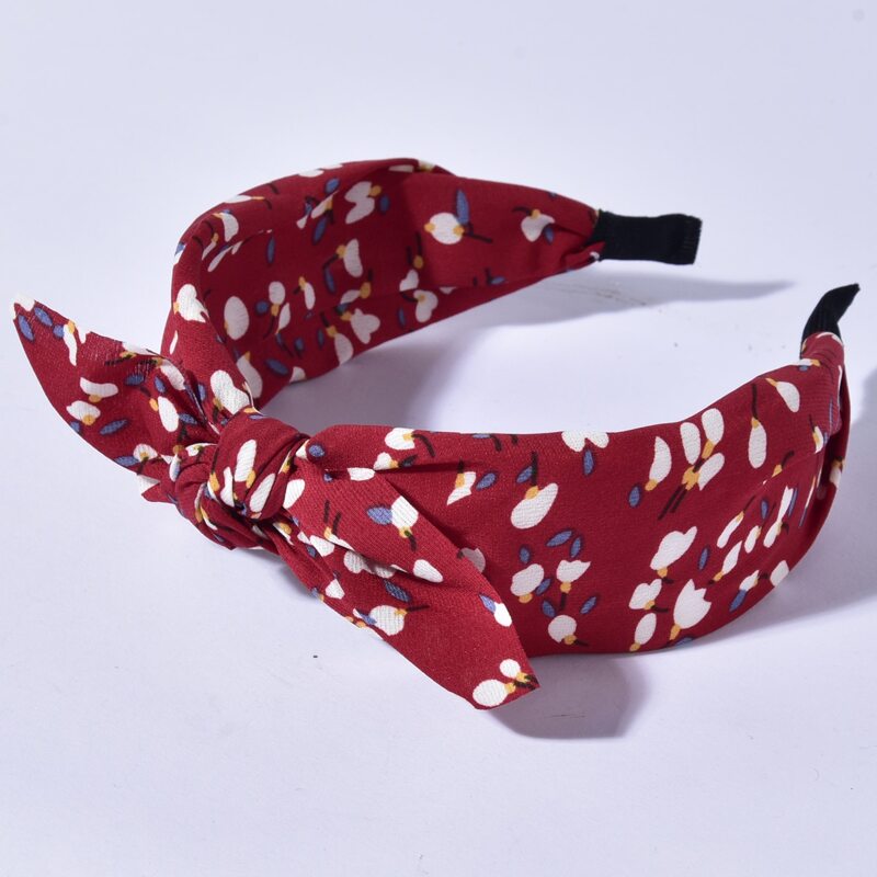 

Ditsy Floral Headband, Burgundy
