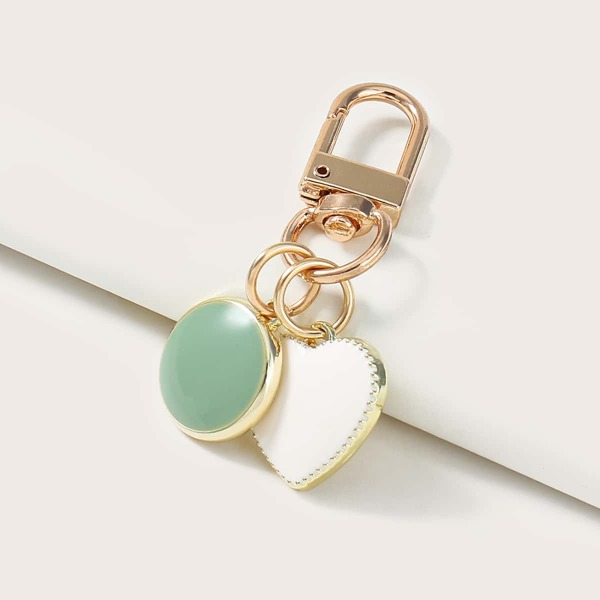 

Heart Decor Bag Charm, Multicolor