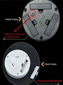 1 cái đèn LED Cup Holder Light - trắng - Xem 5