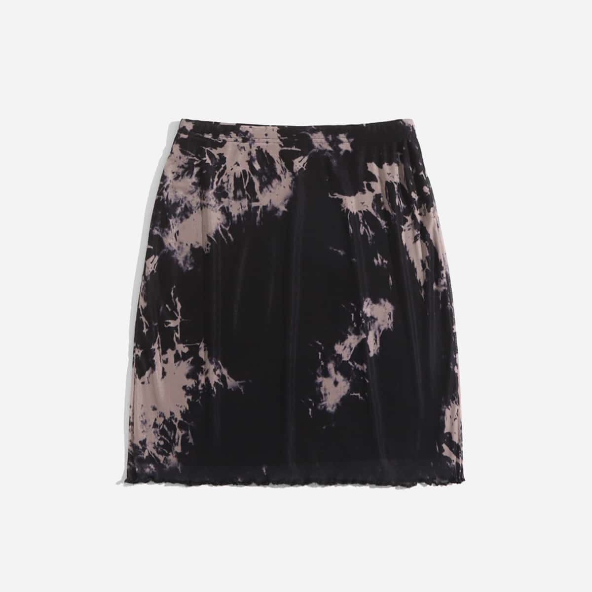 

Tie Dye Mesh Skirt, Multicolor