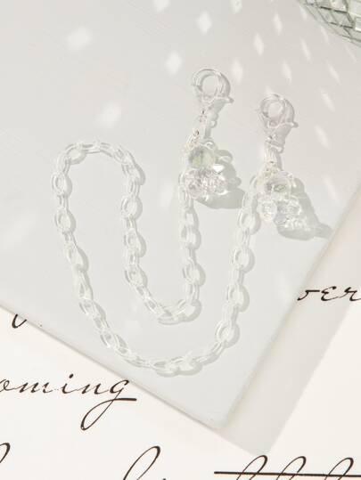 ベアチャームフェイスマスクチェーンの画像