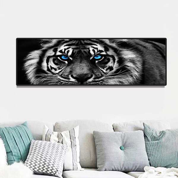 

Tiger Pattern Diamond Painting Without Frame, Multicolor
