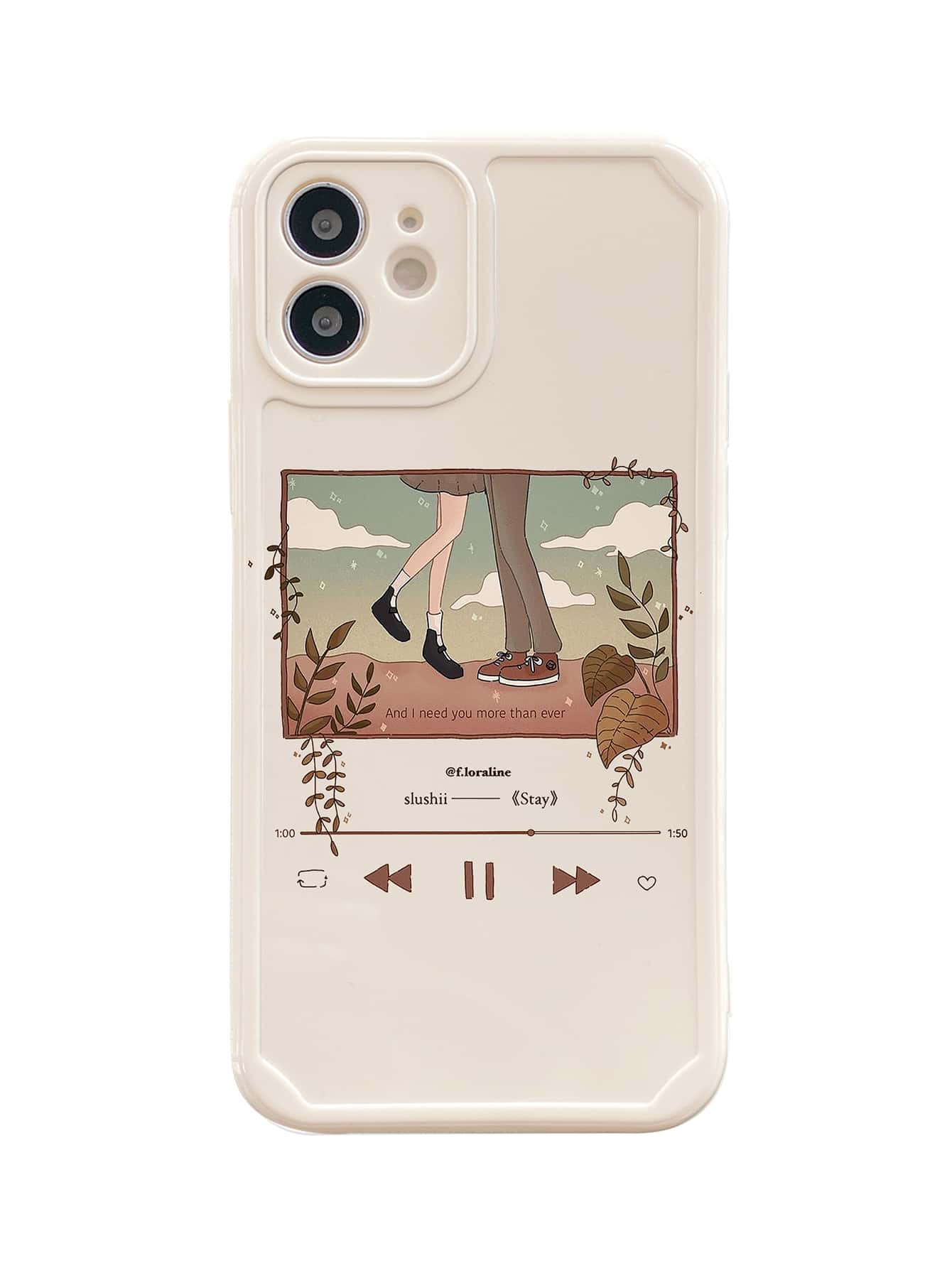 音樂播放機圖案手機殼 - 彩色 - 查看 1