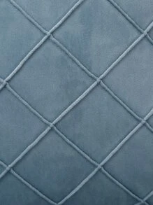 1pc Solid Color Cushion Cover Without Filler, Simple Throw Pillow Cover, Pillow Insert Not Include, For Sofa, Living Room - Blue - View 4