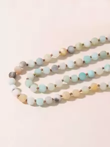 流蘇吊墜串珠項鏈