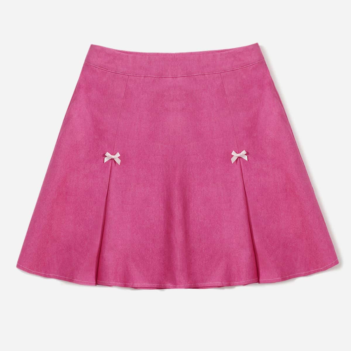 

Solid Bow Skirt, Hot pink