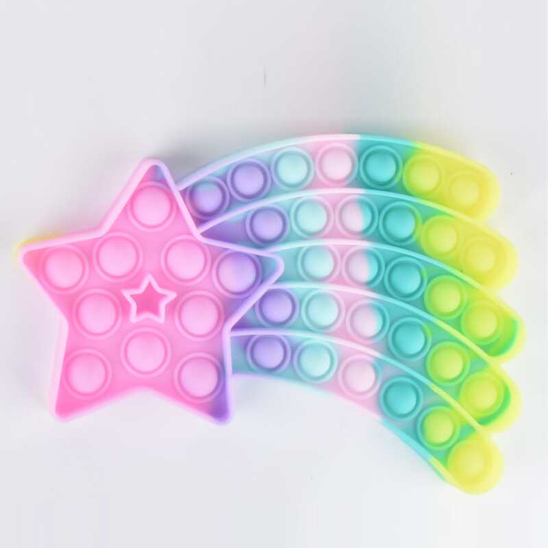 

Meteor Shaped Push Pop Bubble, Multicolor