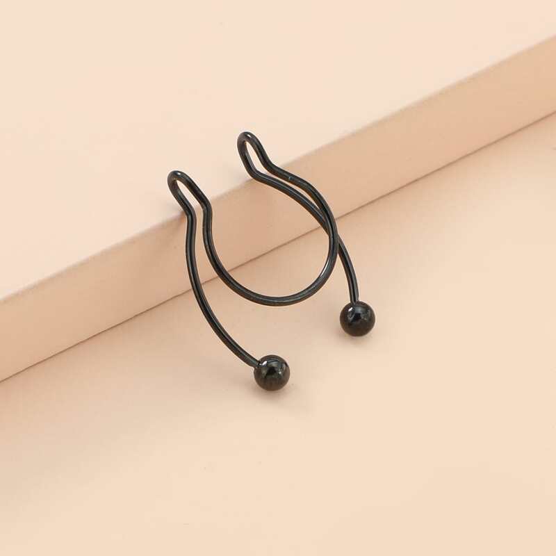 

Simple Nose Ring, Black