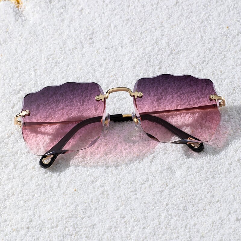 

Rimless Tinted Lens Sunglasses