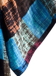 Manfinity Hypemode Men Plaid Print Button Front Shirt - Multicolor - View 3