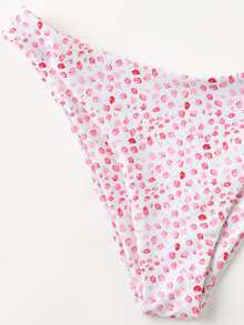 Floral V Wired Underwire Bikini - Multicolor - View 5