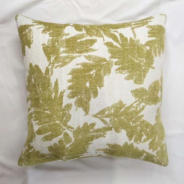 

Leaf Print Cushion Cover Without Filler, Multicolor