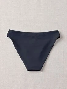 Niñas Bragas bikini unicolor - Negro - Ver 2