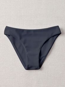 Niñas Bragas bikini unicolor - Negro - Ver 5