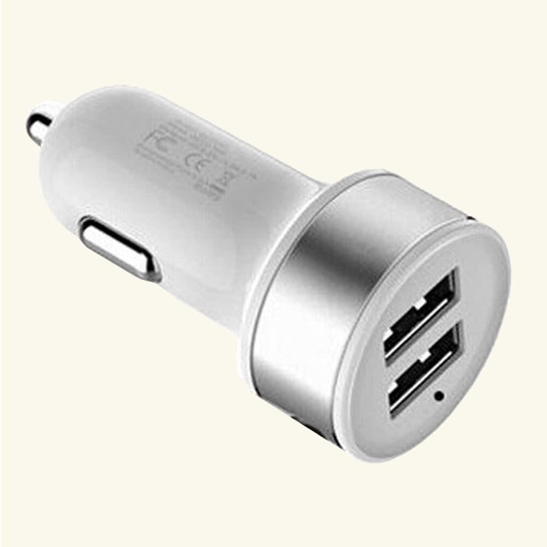 

Автомобильное зарядное устройство с USB-портом, Серебряные