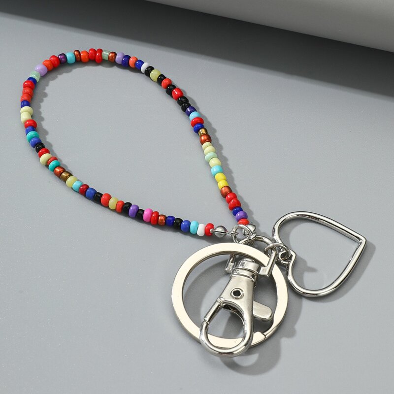 

Beaded Bag Charm, Multicolor