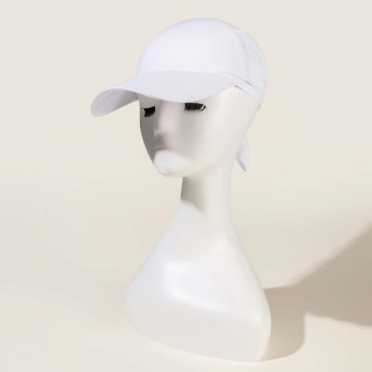 

1pc Plain Knot Hat, White