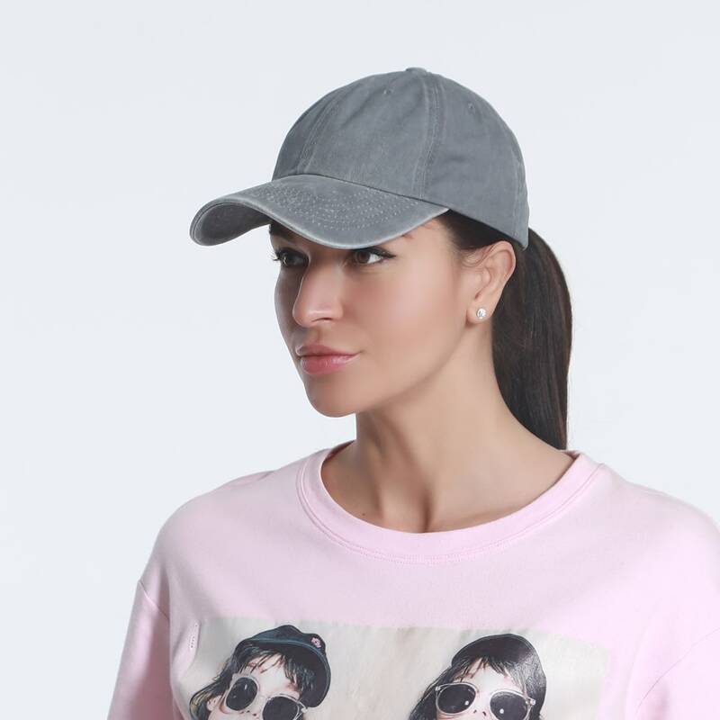 

Solid Baseball Cap, Light grey