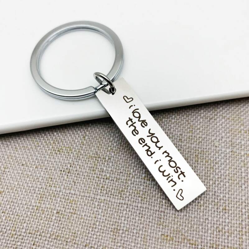 

Geo Metal Charm Keychain, Silver