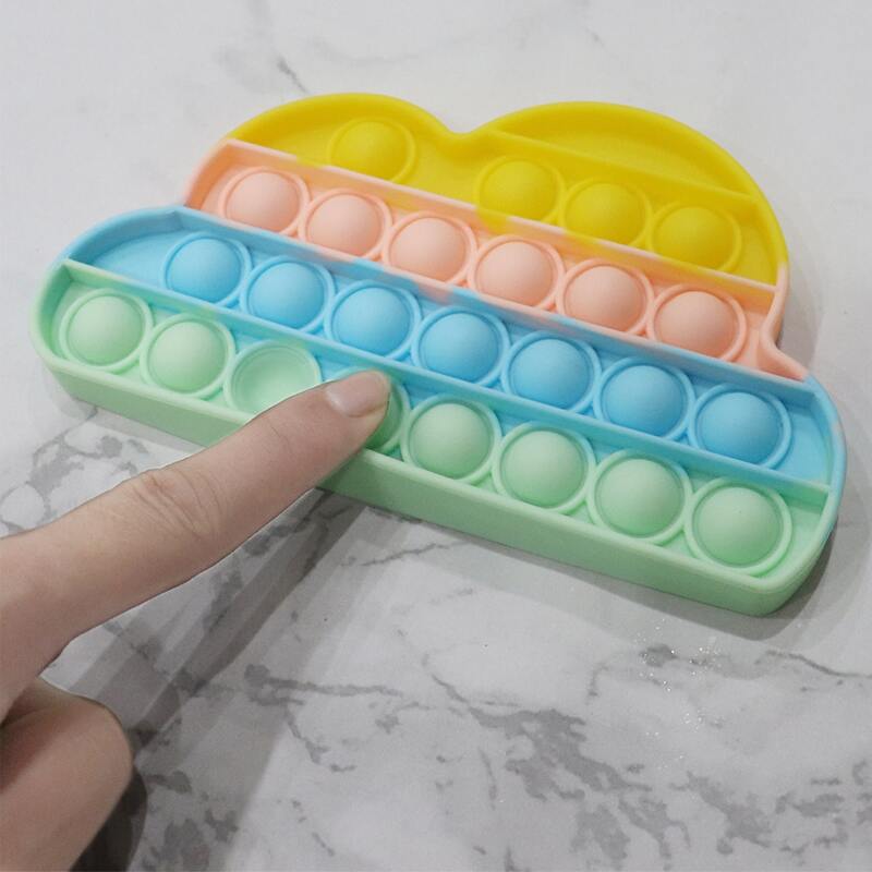 

Cloud Shaped Push Pop Bubble, Multicolor