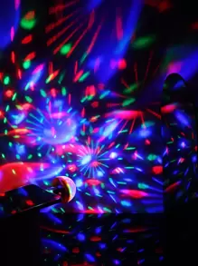 1 pieza lámpara de disco LED micro USB - Multicolor - Ver 4