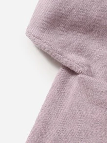 小女童素色前排扣開襟衫 - 紫丁香色 - 查看 4