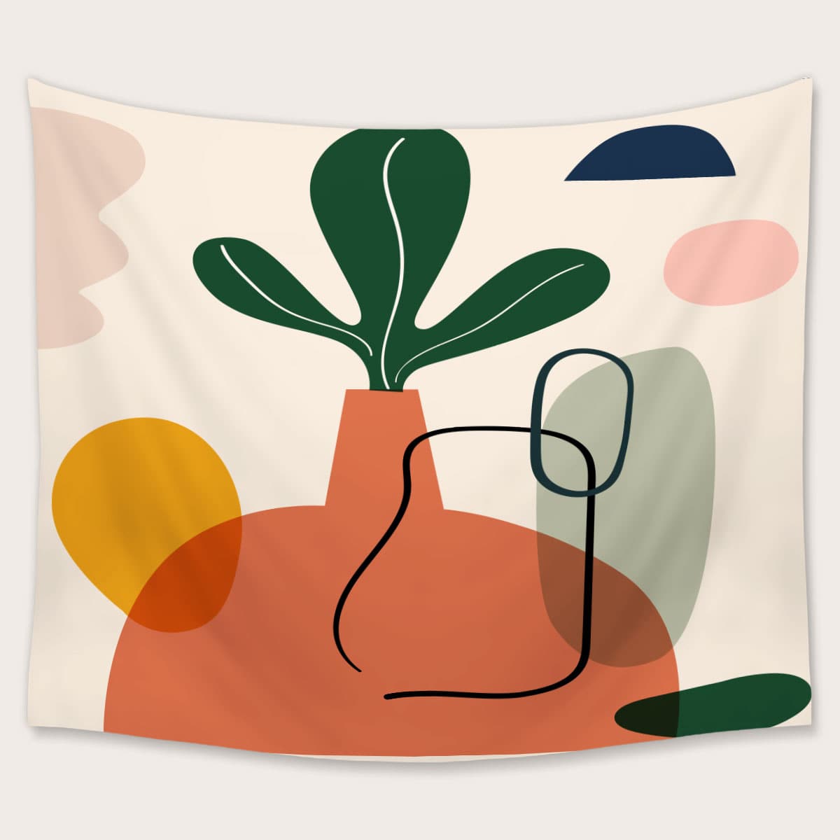 

Abstract Pattern Tapestry, Multicolor