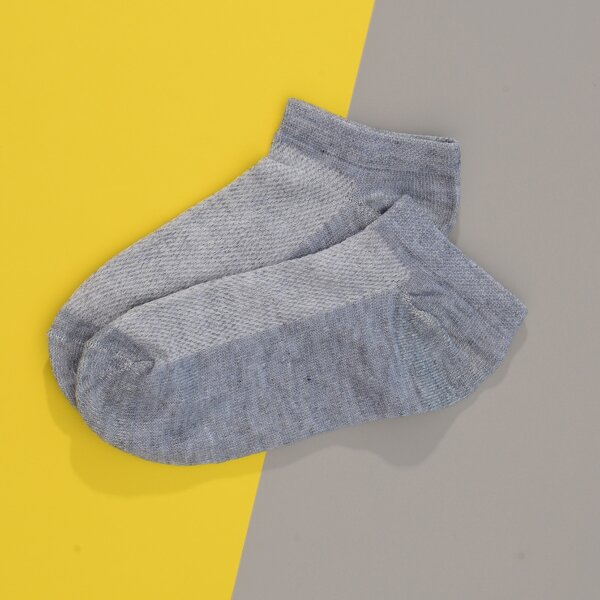 

Breathable Ankle Socks, Grey