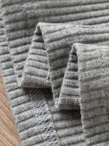 Đứa bé trai Đồ đan Ribbed Áo & Pinafore Jumpsuit - Nhiều màu - Xem 6