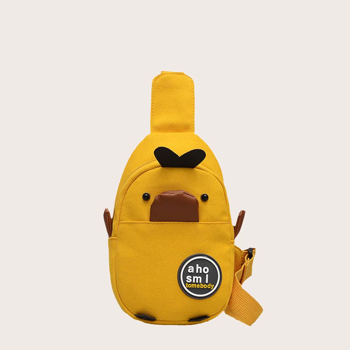 

Cartoon Design Sling Bag, Yellow