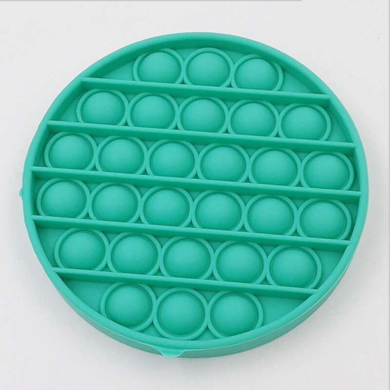 

1pc Random Color Round Shaped Push Bubble Toy, Multicolor
