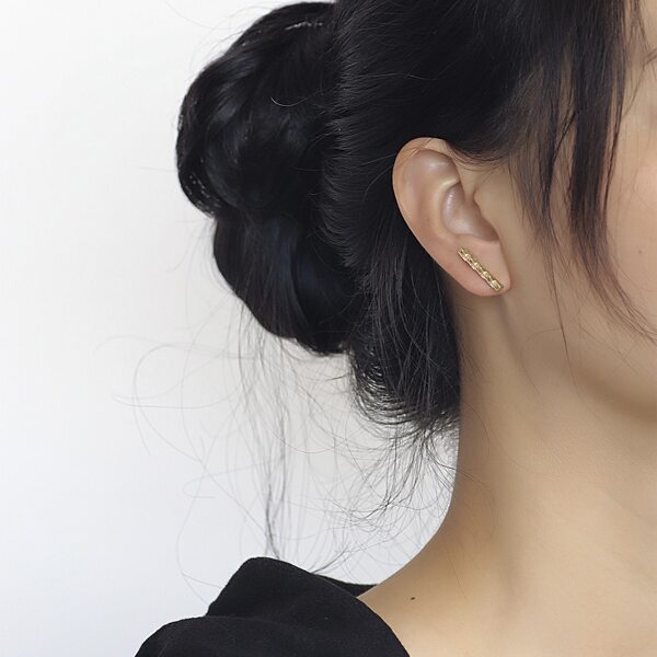

18K Gold Plated Geometric Stud Earrings