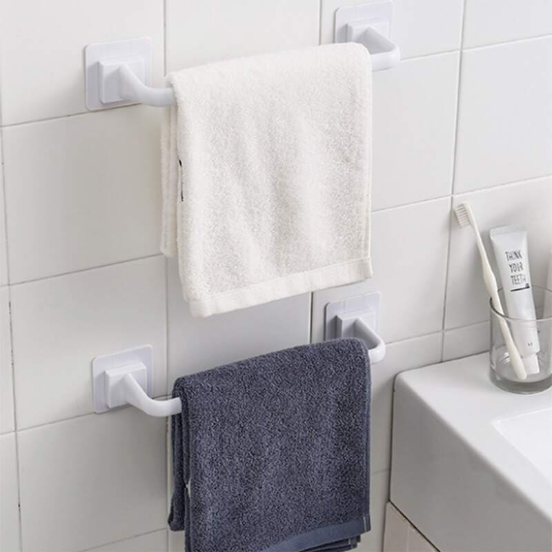 1pc Wall Mounted Towel Holder, Multicolor