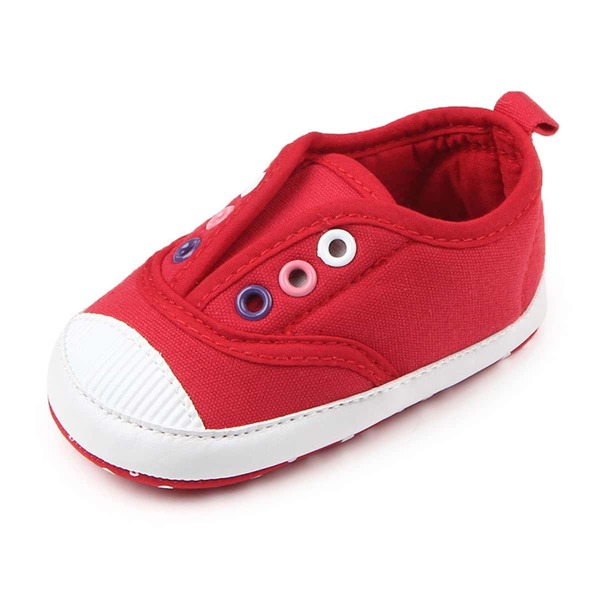 

Baby Girl Minimalist Canvas Shoes, Red