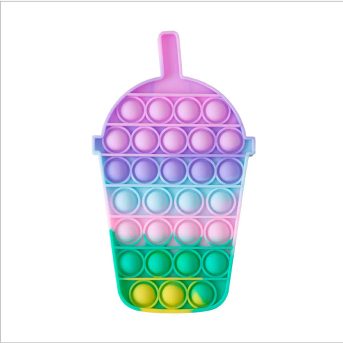 

1pc Milk Tea Push Pop Bubble, Multicolor