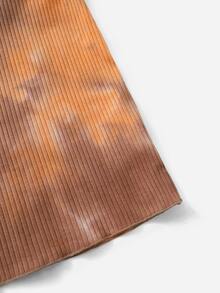 女孩紮染褶邊後背十字交叉吊帶上衣 - 彩色 - 查看 4