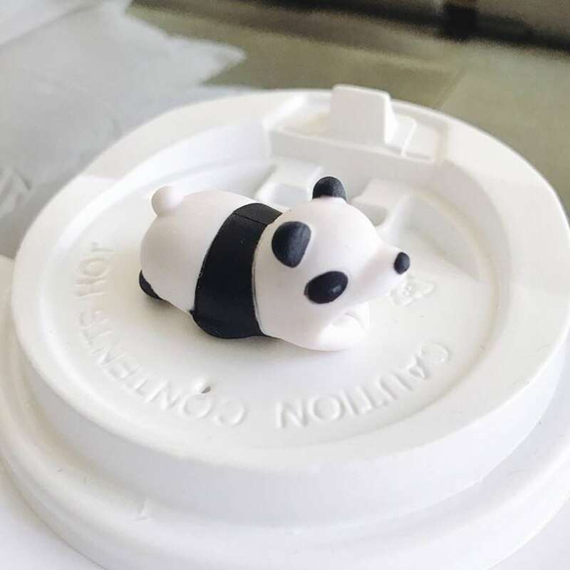 

Panda Shaped Data Cable Protector, Multicolor