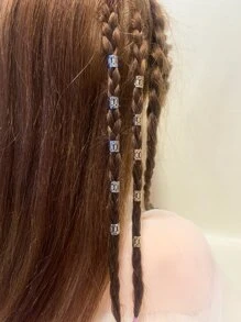 10 件金属发圈 - 彩色 - 查看 1