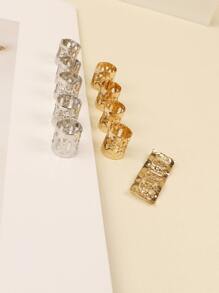 10 件金属发圈 - 彩色 - 查看 3