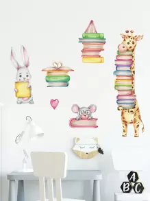 兒童卡通圖案牆貼 - 彩色 - 查看 1