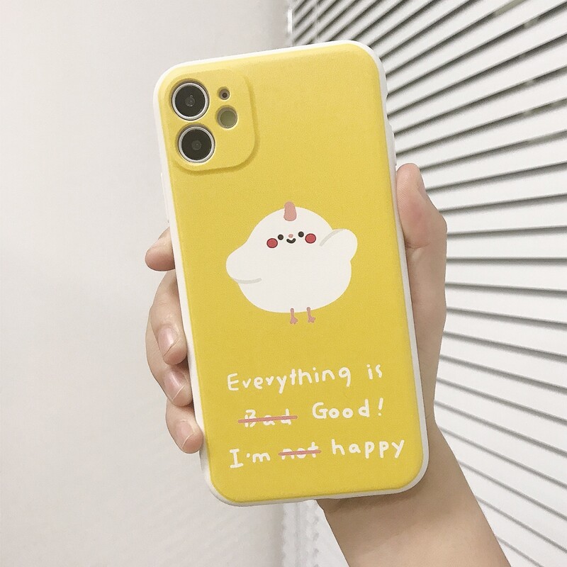 

Cartoon Chicken Phone Case, Yellow